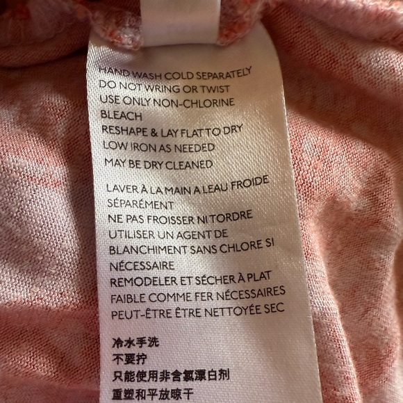 Free People Sleeveless Halter Top with Keyhole Back in Size Large Lavender Combo - Picture 12 of 13